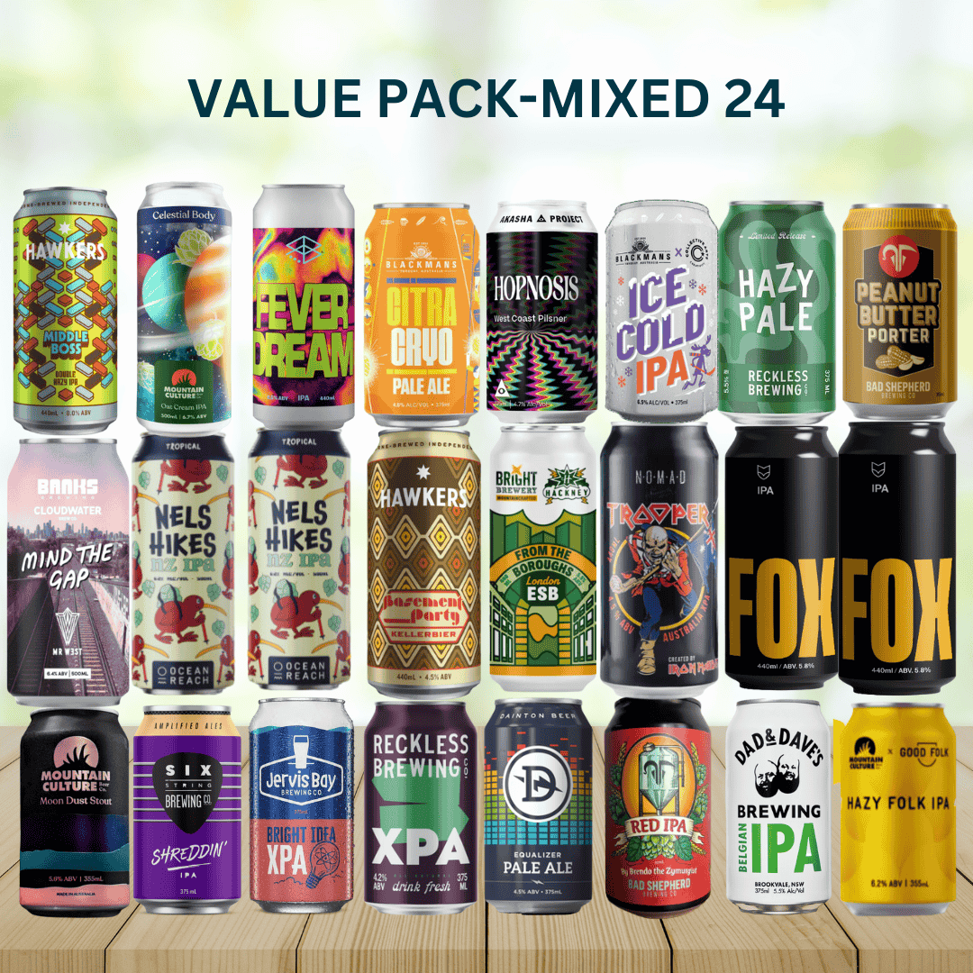 CRAFT BEERS VALUE PACK -MIXED 24